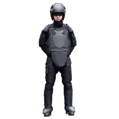 Spēcīgas ietekmes pret nemieru uzvalks policijas pilna ķermeņa bruņu aizsargtērps militārpersonām